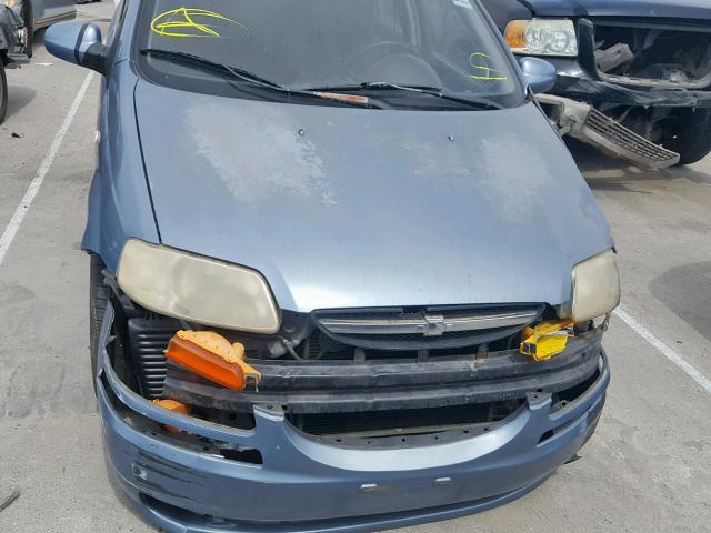 KL1TD56686B545104 - 2006 CHEVROLET AVEO BASE Mavi foto 9