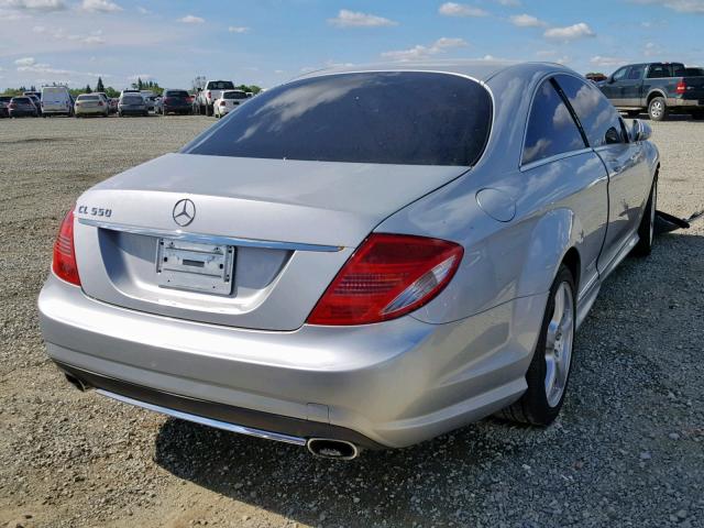 WDDEJ71X88A013081 - 2008 MERCEDES-BENZ CL 550 GRAY photo 4