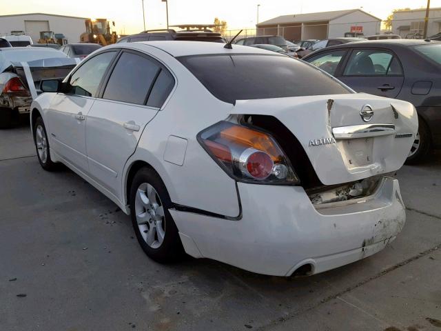 1N4CL21E88C242836 - 2008 NISSAN ALTIMA HYB WHITE photo 3