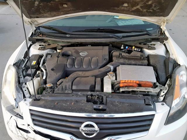 1N4CL21E88C242836 - 2008 NISSAN ALTIMA HYB WHITE photo 7