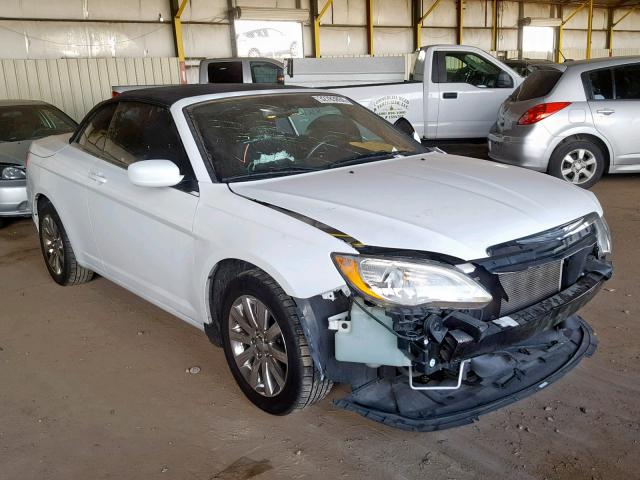 1C3BCBEB9DN512083 - 2013 CHRYSLER 200 TOURIN WHITE photo 1