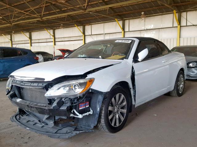 1C3BCBEB9DN512083 - 2013 CHRYSLER 200 TOURIN WHITE photo 2