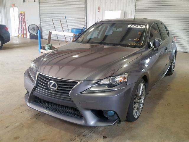 JTHBF1D28E5034625 - 2014 LEXUS IS 250 GRAY photo 2