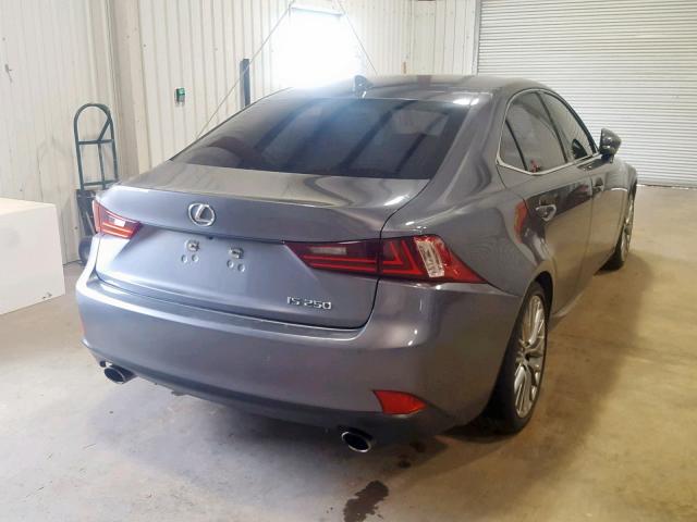 JTHBF1D28E5034625 - 2014 LEXUS IS 250 GRAY photo 4