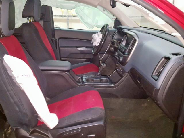 1GCHTCE3XF1211496 - 2015 CHEVROLET COLORADO Z RED photo 5