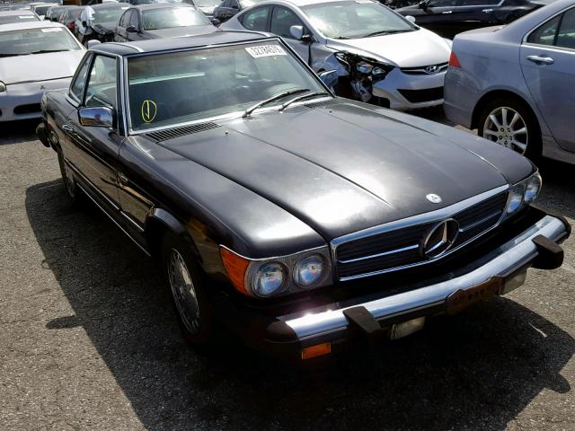 WDBBA45A4BB002564 - 1981 MERCEDES-BENZ 380 SL BLACK photo 1