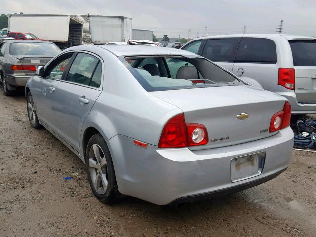 1G1ZC5EU0BF359185 - 2011 CHEVROLET MALIBU 1LT 银色 照片 3