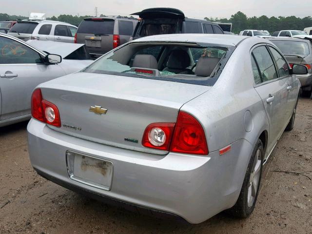 1G1ZC5EU0BF359185 - 2011 CHEVROLET MALIBU 1LT 银色 照片 4