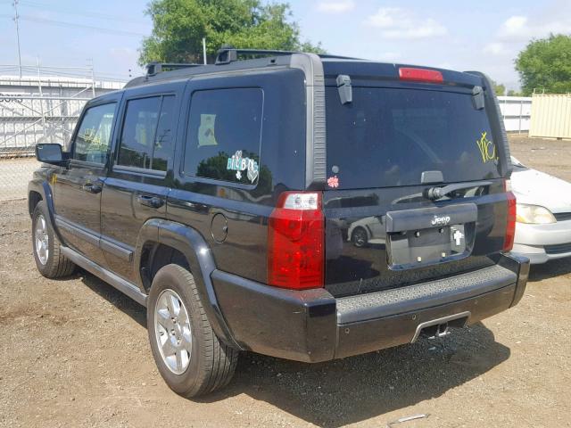 1J8HH48N67C642145 - 2007 JEEP COMMANDER 黑色 照片 3
