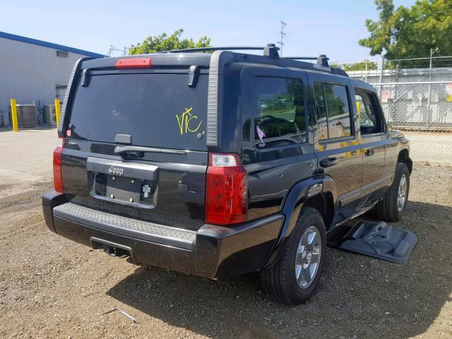 1J8HH48N67C642145 - 2007 JEEP COMMANDER 黑色 照片 4