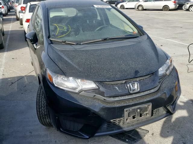 3HGGK5H54FM758873 - 2015 HONDA FIT LX BLACK photo 1