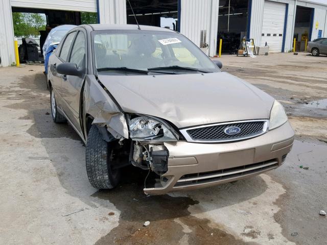 1FAFP34N05W248529 - 2005 FORD FOCUS ZX4 TAN photo 1