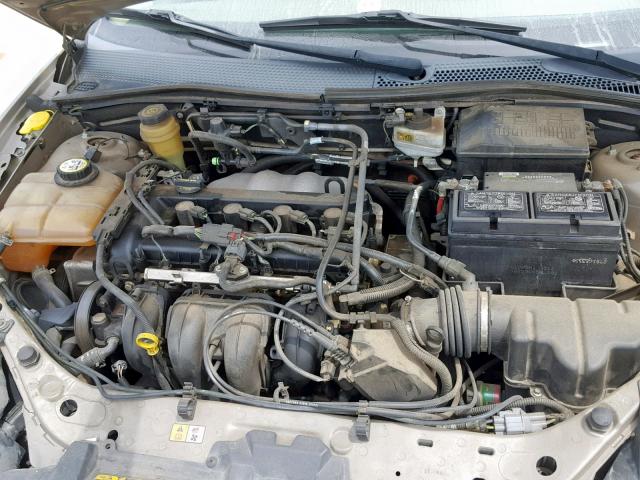 1FAFP34N05W248529 - 2005 FORD FOCUS ZX4 TAN photo 7