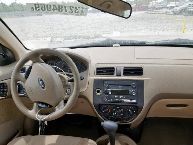 1FAFP34N05W248529 - 2005 FORD FOCUS ZX4 TAN photo 9