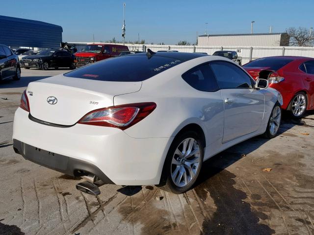 KMHHT6KD5DU088633 - 2013 HYUNDAI GENESIS CO WHITE photo 4