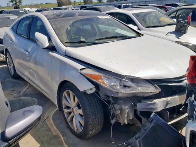 KMHFH4JG7DA206028 - 2013 HYUNDAI AZERA GLS WHITE photo 1