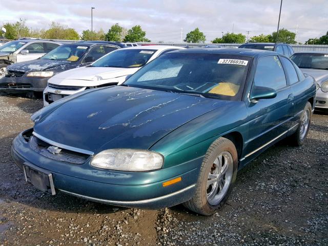 2G1WW12M6W9225299 - 1998 CHEVROLET MONTE CARL GREEN photo 2