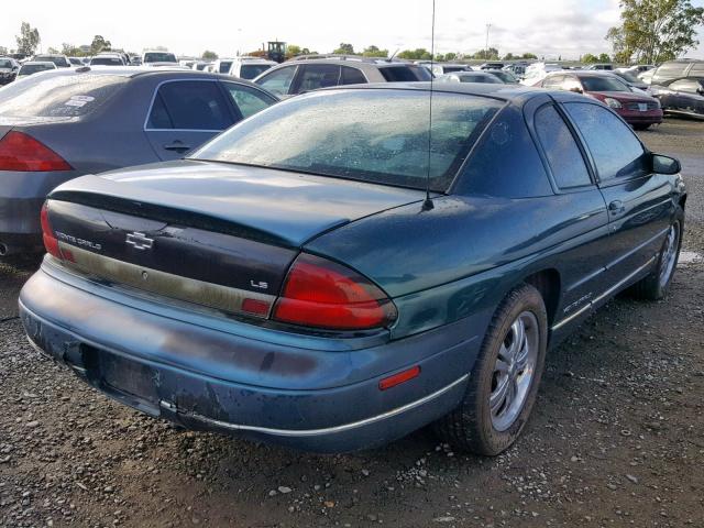 2G1WW12M6W9225299 - 1998 CHEVROLET MONTE CARL GREEN photo 4