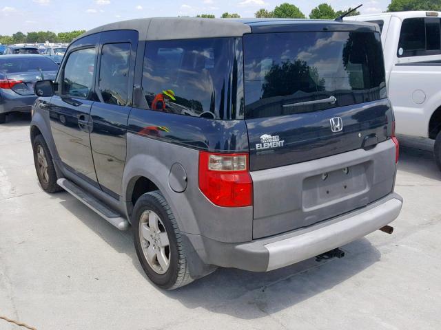 5J6YH17564L003681 - 2004 HONDA ELEMENT EX BLACK photo 3