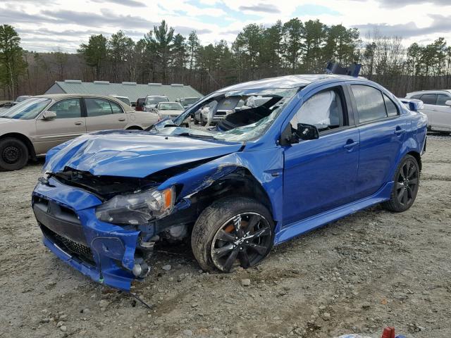 JA32U8FW4CU026426 - 2012 MITSUBISHI LANCER GT BLUE photo 2