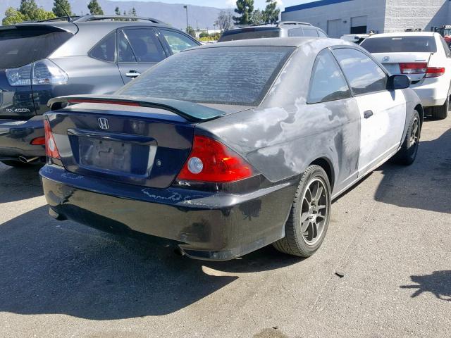 1HGEM21134L018009 - 2004 HONDA CIVIC DX V BLACK photo 4