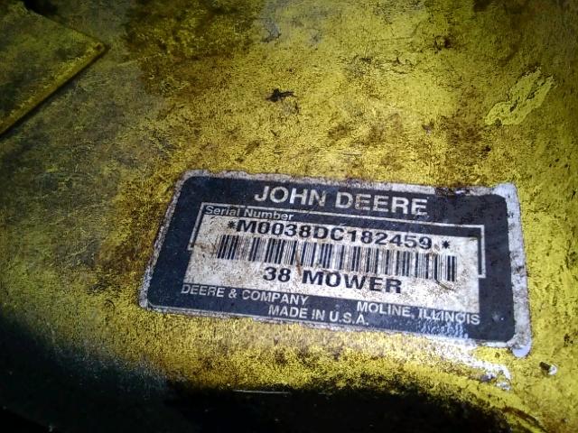 N0V1NUMBER - 2003 JOHN DEERE MOWER GREEN photo 10