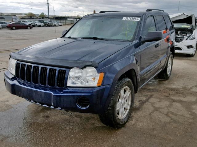 1J4GR48KX5C693676 - 2005 JEEP GRAND CHER BLUE photo 2