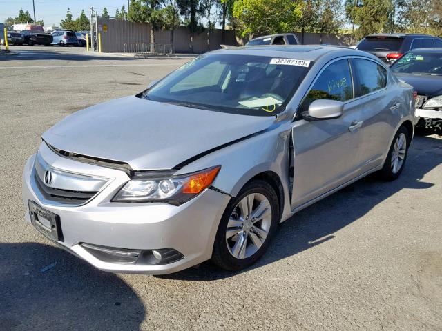 19VDE3F71EE300078 - 2014 ACURA ILX HYBRID SILVER photo 2