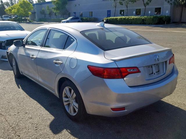 19VDE3F71EE300078 - 2014 ACURA ILX HYBRID SILVER photo 3