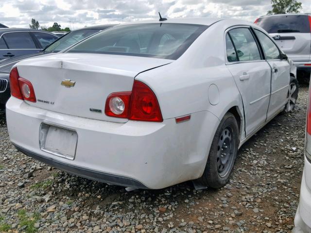 1G1ZC5EU2BF111357 - 2011 CHEVROLET MALIBU 1LT WHITE photo 4