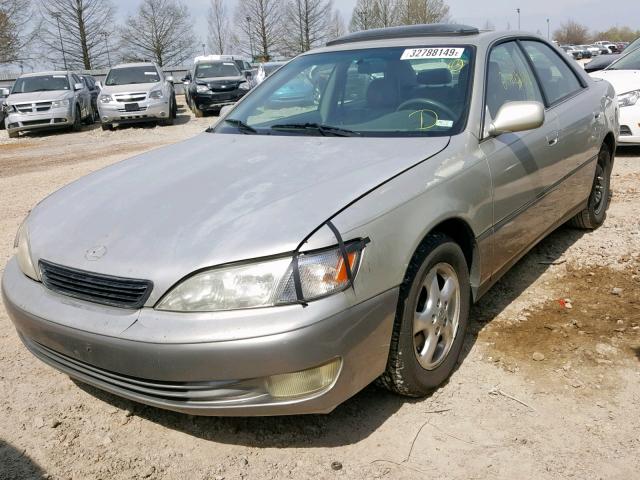 JT8BF22G1V0032698 - 1997 LEXUS ES 300 GOLD photo 2