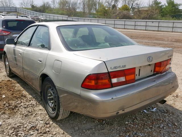 JT8BF22G1V0032698 - 1997 LEXUS ES 300 GOLD photo 3