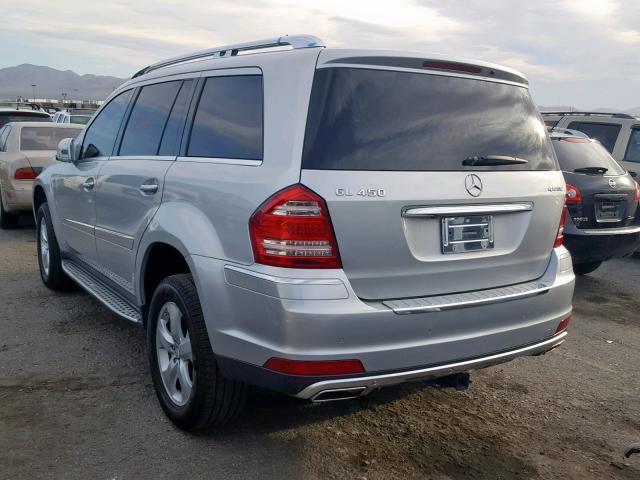 4JGBF7BE8CA767713 - 2012 MERCEDES-BENZ GL 450 4MA GRAY photo 3