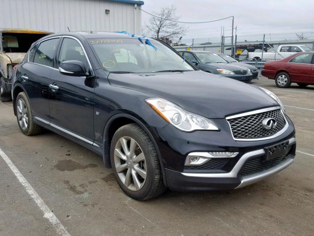 JN1BJ0RR8HM406168 - 2017 INFINITI QX50 BLACK photo 1