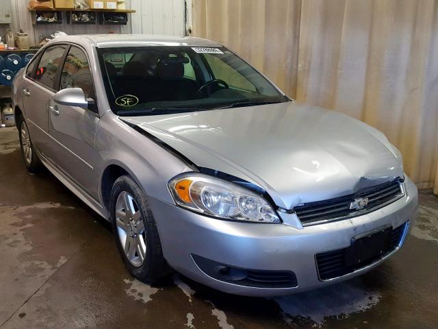 2G1WB5EK6A1255553 - 2010 CHEVROLET IMPALA LT SILVER photo 1