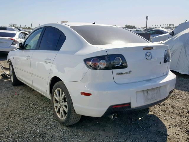 JM1BK12G981847169 - 2008 MAZDA 3 I WHITE photo 3