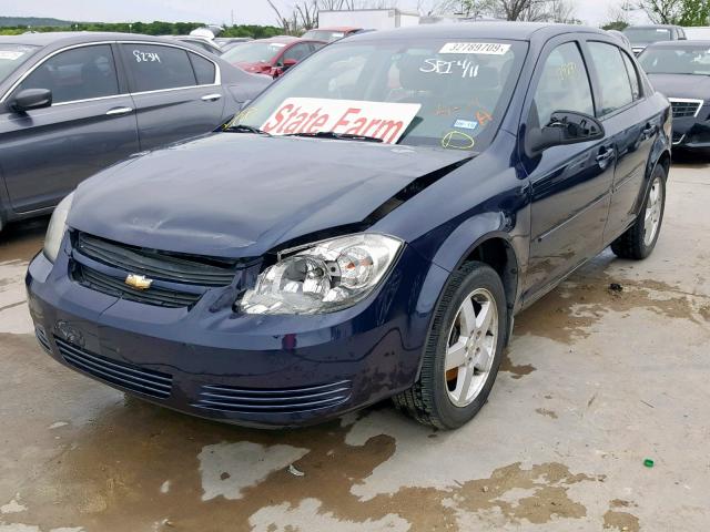 1G1AF5F57A7181652 - 2010 CHEVROLET COBALT 2LT BLUE photo 2