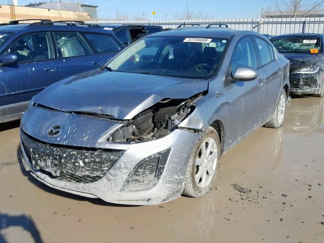 JM1BL1VF9B1462220 - 2011 MAZDA 3 I SILVER photo 2