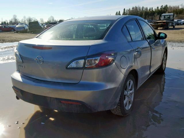 JM1BL1VF9B1462220 - 2011 MAZDA 3 I SILVER photo 4