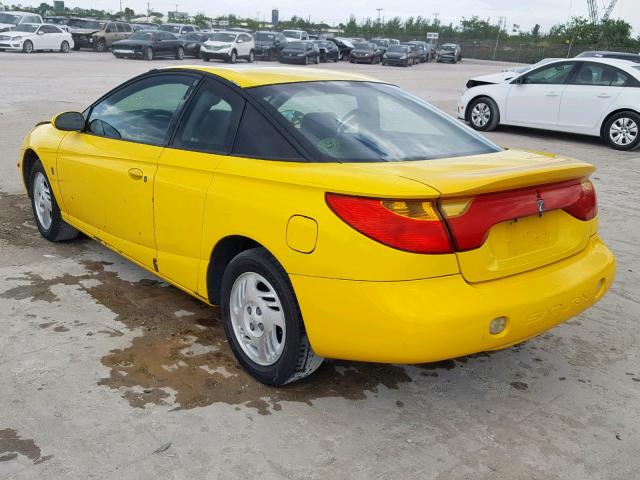 1G8ZR12751Z104262 - 2001 SATURN SC2 YELLOW photo 3