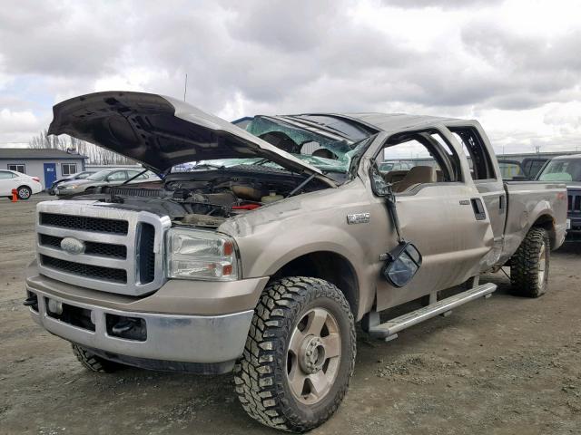 1FTWW31P86EB59513 - 2006 FORD F350 SRW S GOLD photo 2