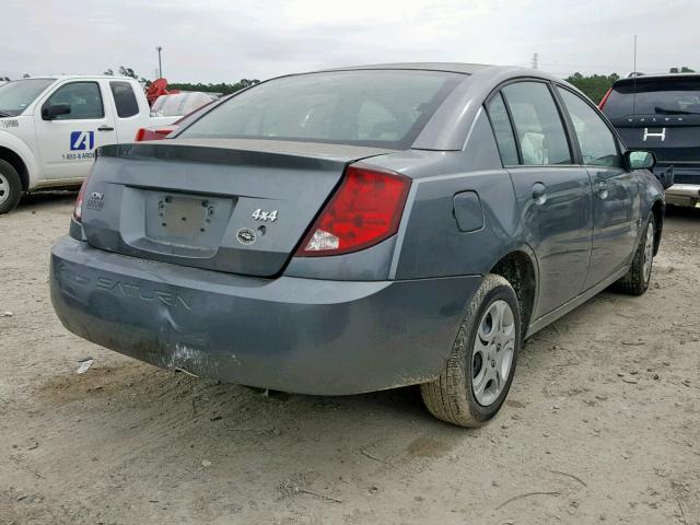 1G8AJ52F35Z182192 - 2005 SATURN ION LEVEL GRAY photo 4