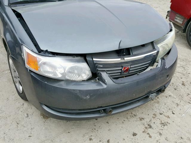 1G8AJ52F35Z182192 - 2005 SATURN ION LEVEL GRAY photo 9