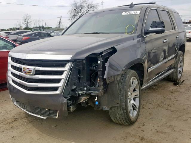 1GYS3CKJ9GR172454 - 2016 CADILLAC ESCALADE P CHARCOAL photo 2