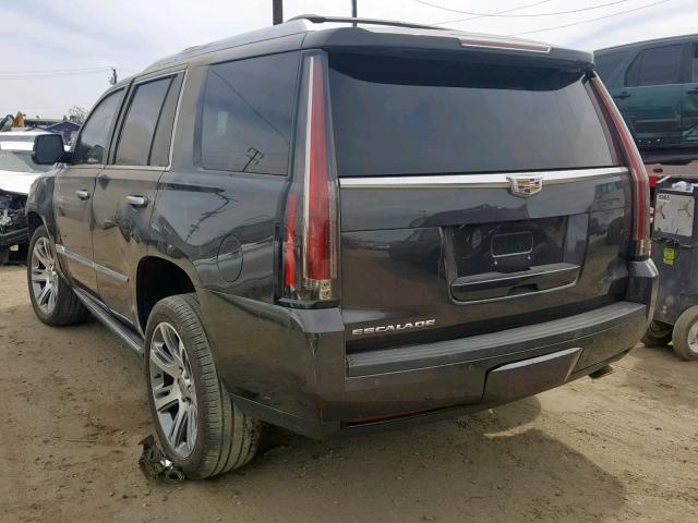 1GYS3CKJ9GR172454 - 2016 CADILLAC ESCALADE P CHARCOAL photo 3