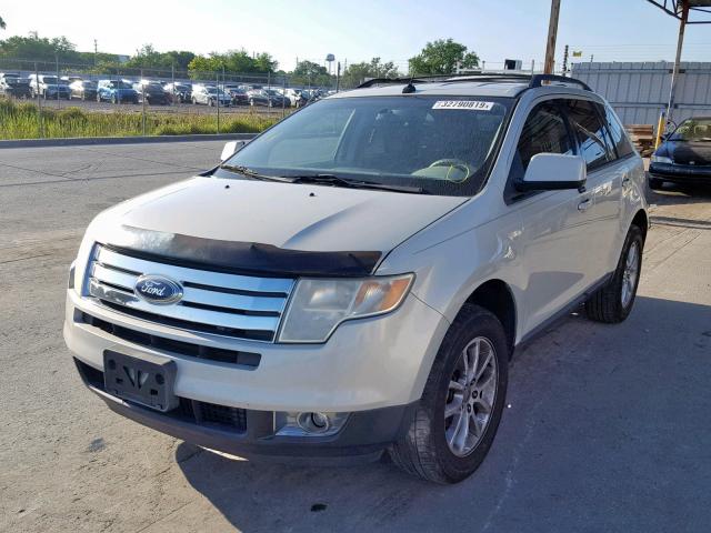 2FMDK38C57BA55818 - 2007 FORD EDGE SEL CREAM photo 2