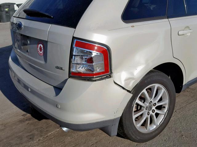 2FMDK38C57BA55818 - 2007 FORD EDGE SEL CREAM photo 9