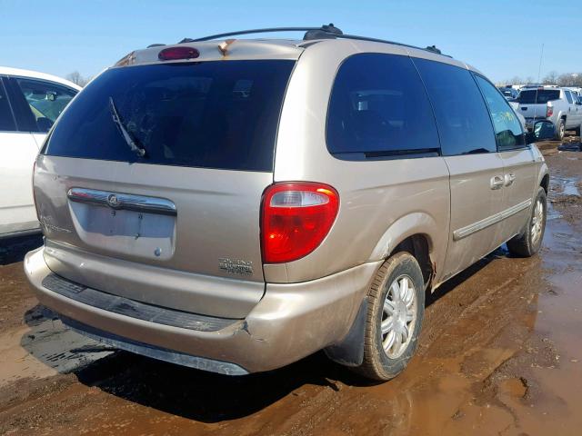 2C4GP54L05R207190 - 2005 CHRYSLER TOWN & COU GOLD photo 4