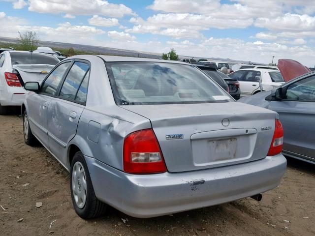 JM1BJ222910422799 - 2001 MAZDA PROTEGE DX SILVER photo 3