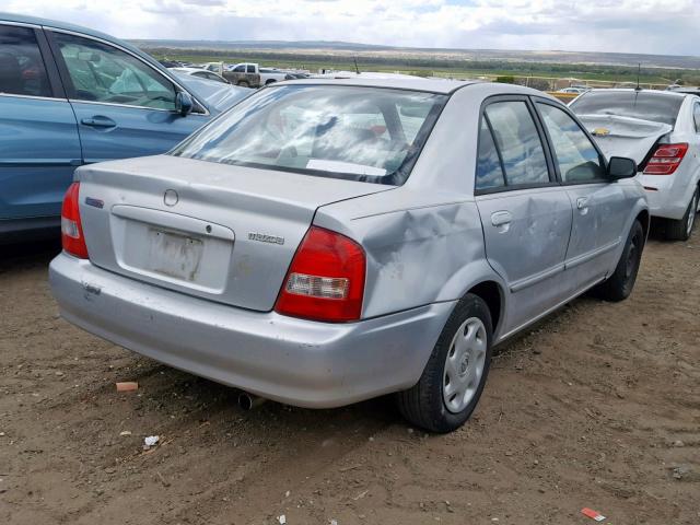 JM1BJ222910422799 - 2001 MAZDA PROTEGE DX SILVER photo 4